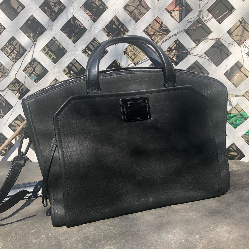 Tumi Mariella tote black croc